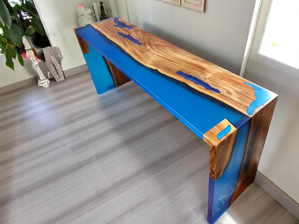 Rectangular Epoxy Restaurant Table Tops | Vedant Artisans